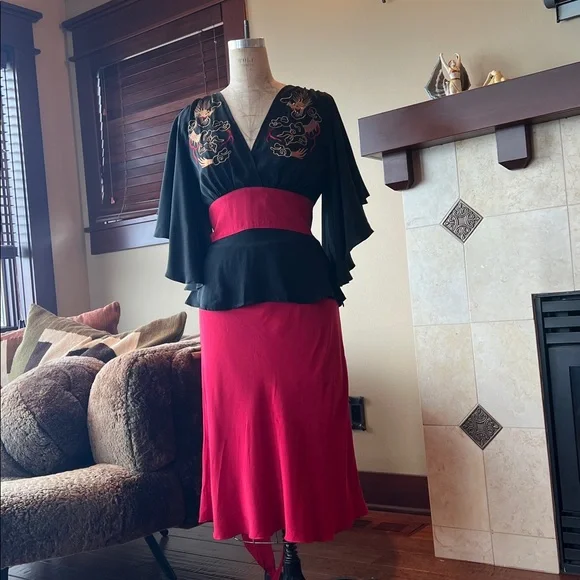 Trashy Diva kimono top skirt set - Picture 5 of 14